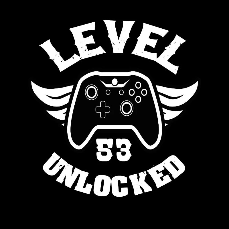 Level 53 Unlocked 53 Birthday