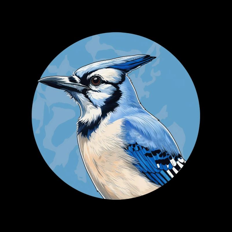 Blue jay bird