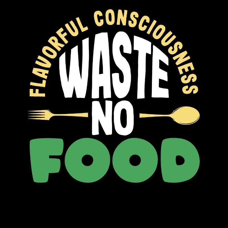 Conscience savoureuse: Ne gaspillez pas de nourriture! Conscient