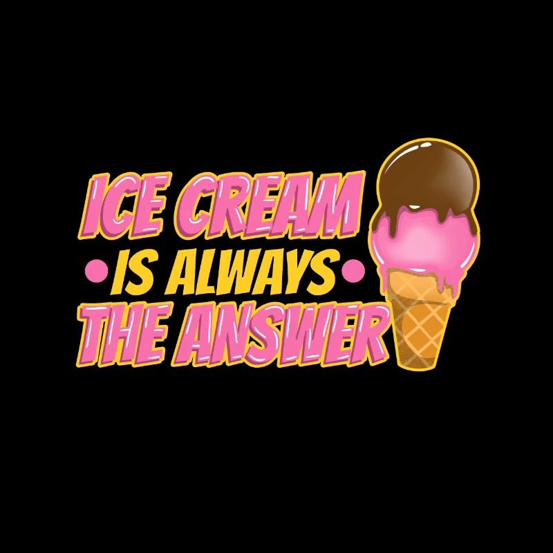 Ice cream is always the answer
