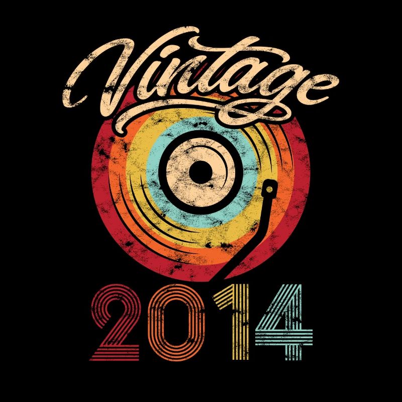 2014 Geburtstag Vinyl Vintage