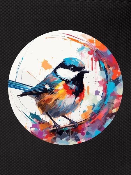 Chickadee bird
