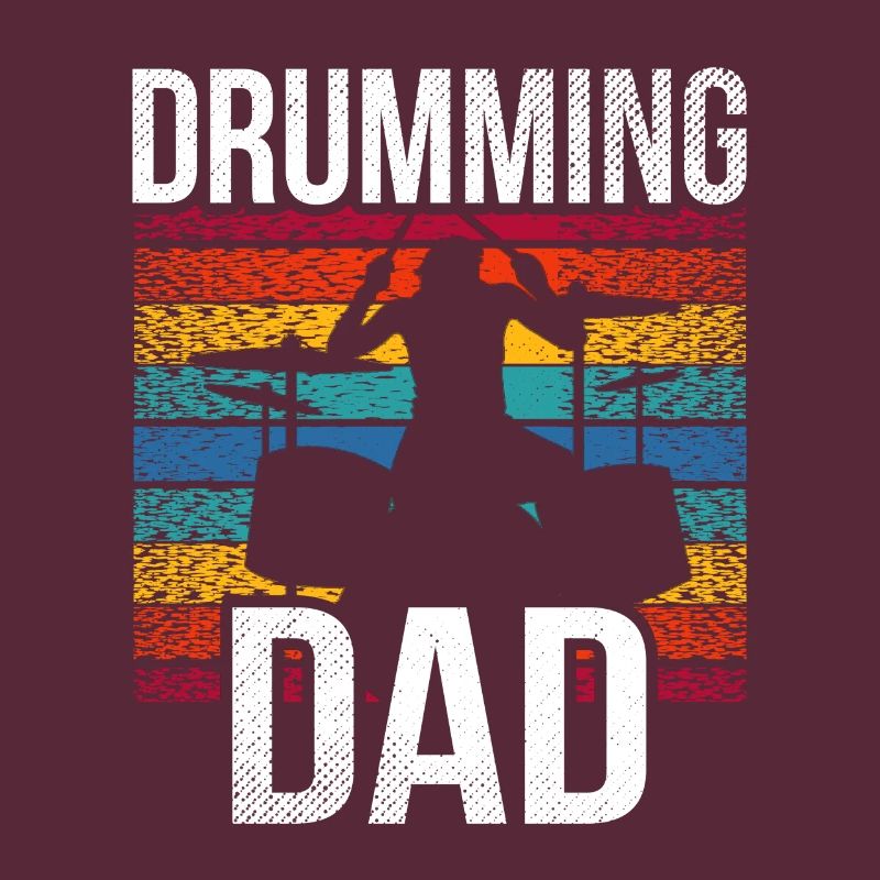 Drummer Father Drumming Drums