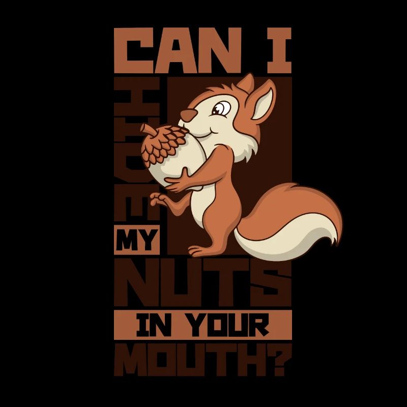 Cache mes noix dans ta bouche écureuil Eichhörnchen