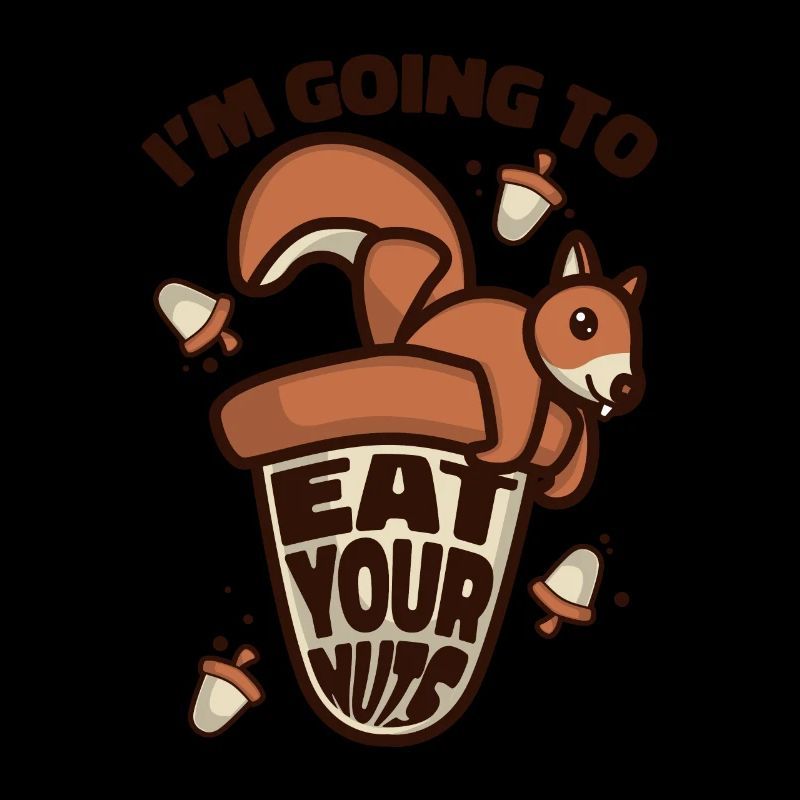 Eat Your Nuts Grauhörnchen Squirrel Eichhörnchen