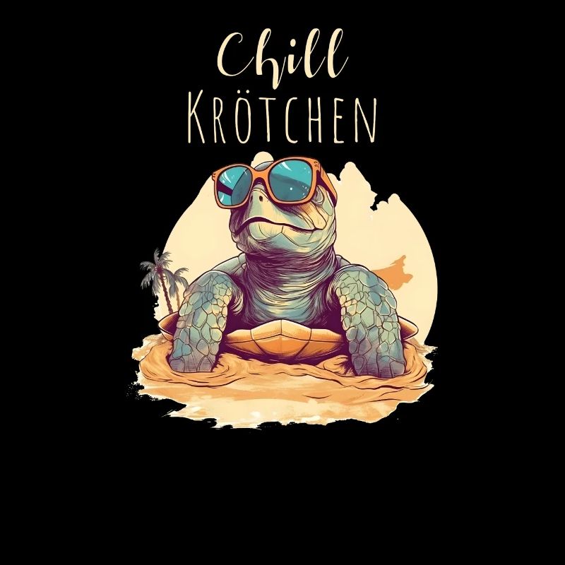 Chill Krötchen Schildkröte Chillkröte