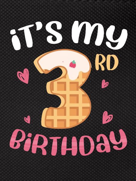 Gaufre du 3e anniversaire