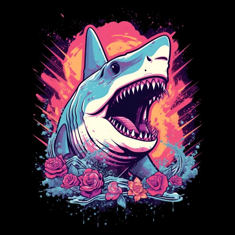 Fleur de requin Oceanographe Plongeur Cadeau