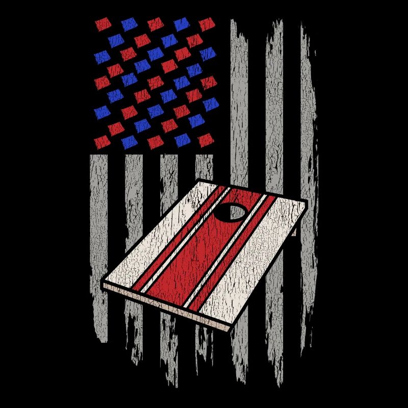 Corn hole patriotic