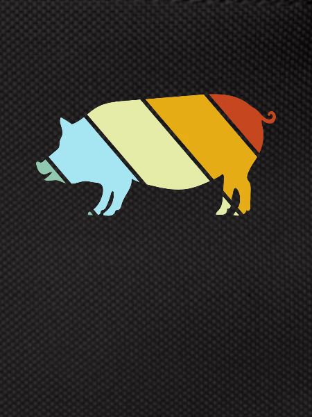 Schwein Retro