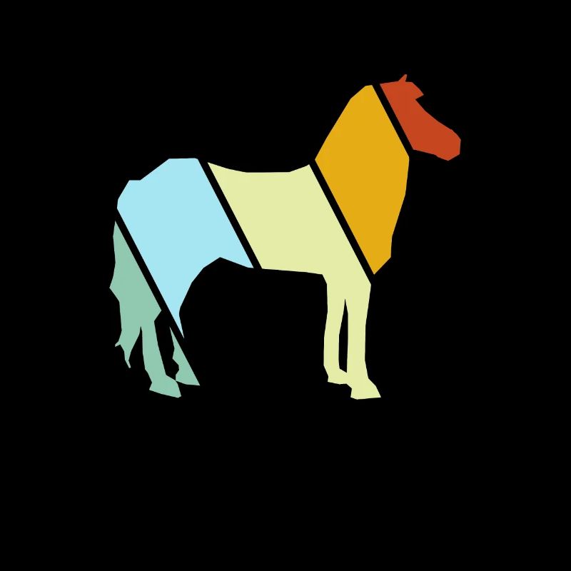 Pferd Retro