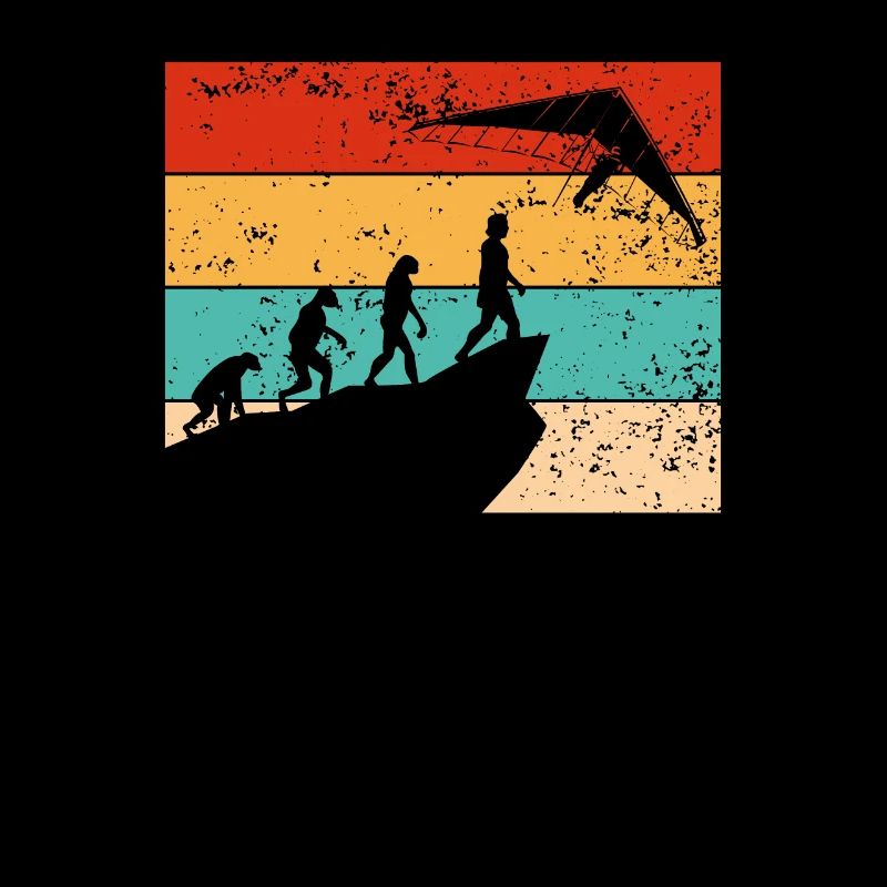 Évolution du vol de cerf-volant rétro