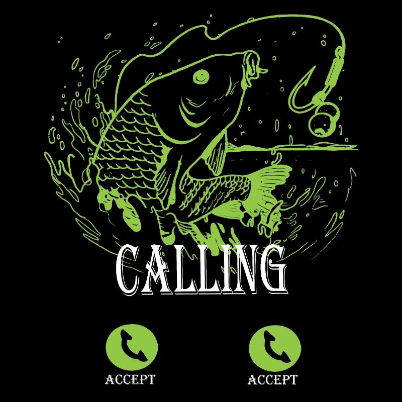 Calling Carp Spritzgrafik