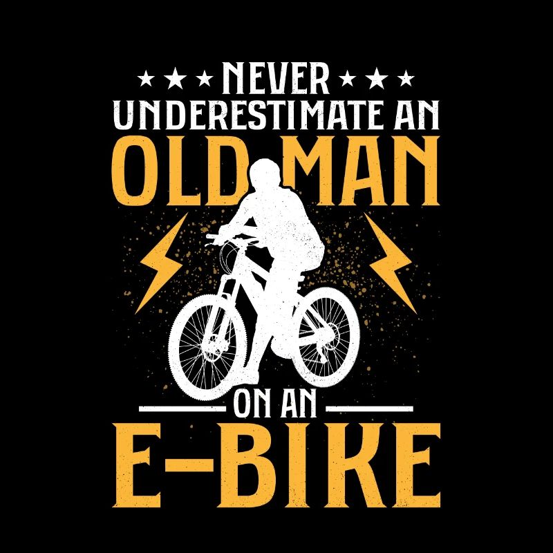 Never Underestimate An Old Man On An E-Bike Pedele