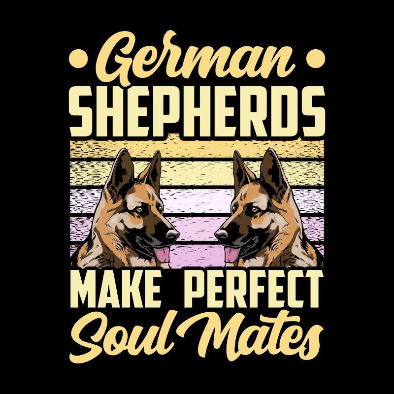 Deutsche Schäferhunde Perfekte Seelenverwandte Süß