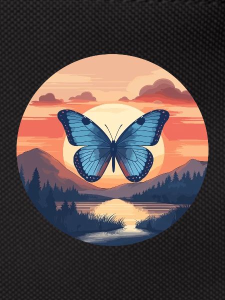 Blue Morpho Butterfly