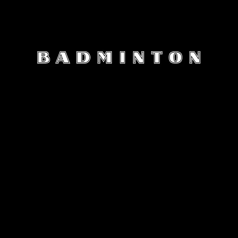 Lettrage de badminton