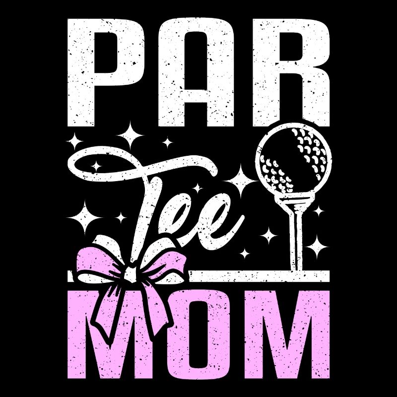 Design de maman par tee pour mère golfeuse