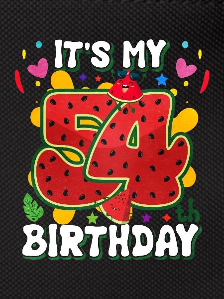 54e anniversaire Pastèque
