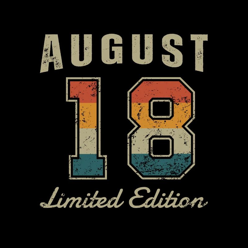 Date de naissance: Août 2018 - Limited Edition Retro