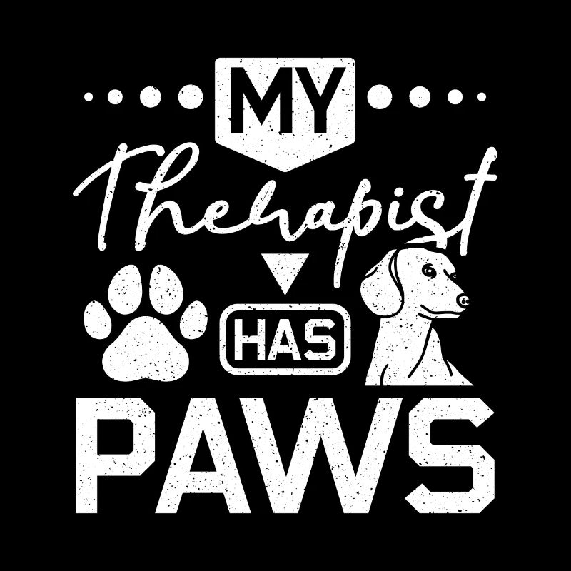 My therapist has paws dachshund