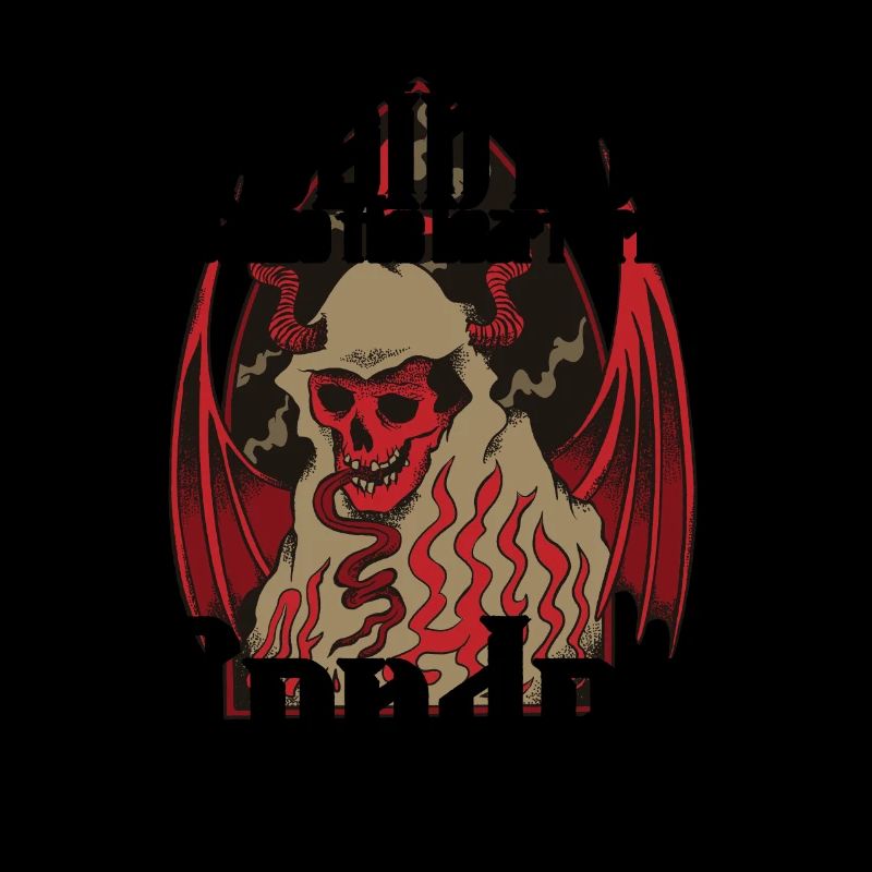 Satan Beelzebub Devil Gothic Pentagram Mystical