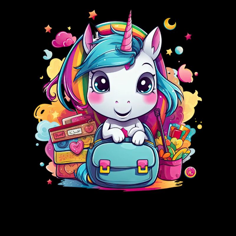 Einhorn Schulkind Einschulung Mädchen Geschenk