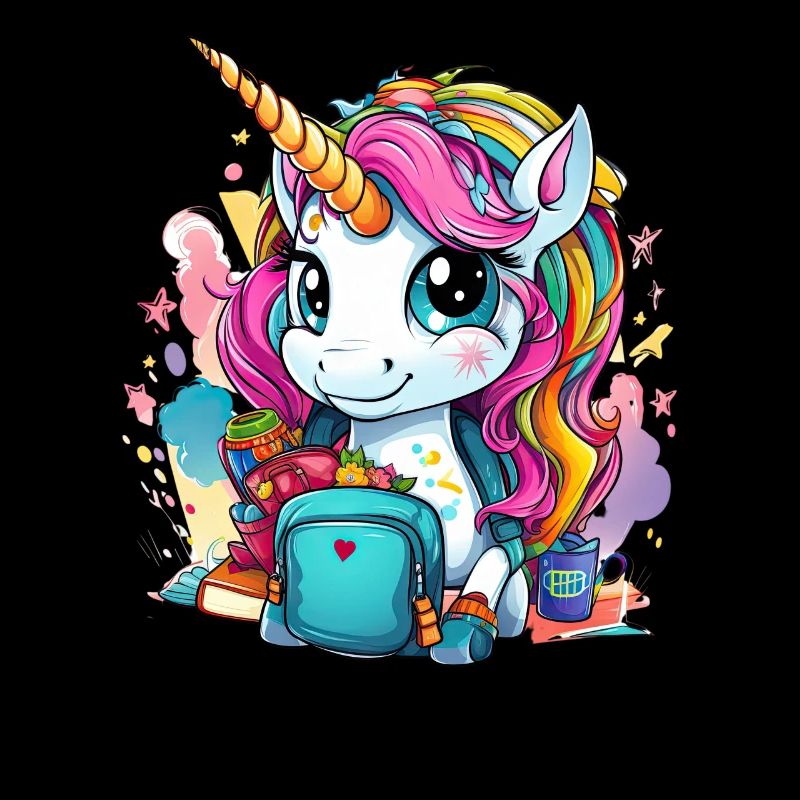 Einhorn Schulkind Einschulung Mädchen Geschenk