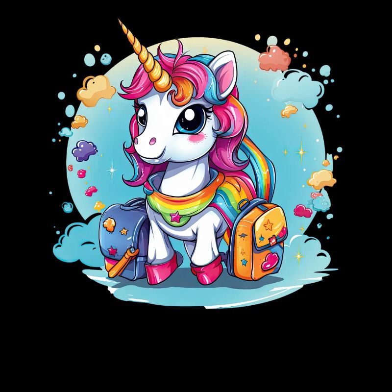 Einhorn Schulkind Einschulung Mädchen Geschenk