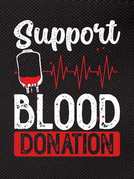 Support blood donation