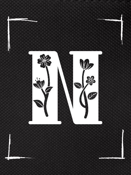 letter N initial