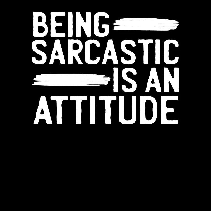 Black humor attitude