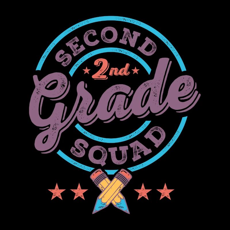 Second 2nd Grade Squad Team Back To School Teacher