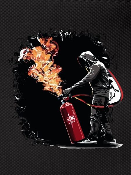 FIREFIGHTERS RESCUING