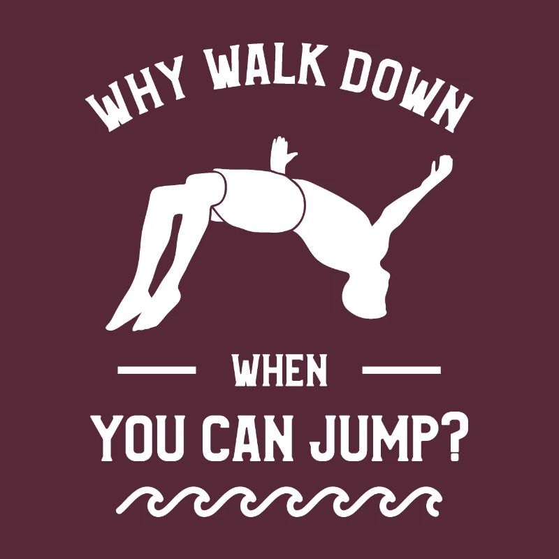 Why Walk Down When You Can Jump Cliff Diving