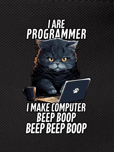 Ich bin Programmierer Beep Boop