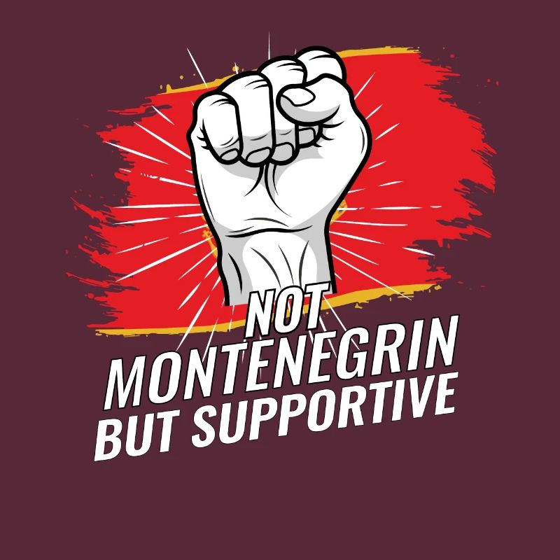 Pas le drapeau monténégrin mais le drapeau du Monténégro