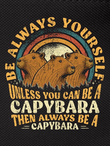 Capybara always be yourself