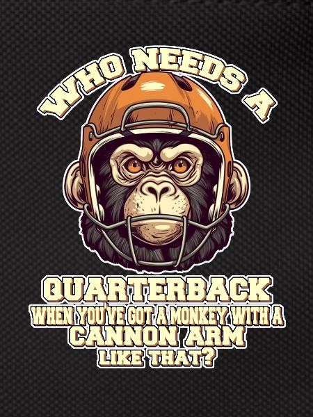 Motivating Quaterback Monkey