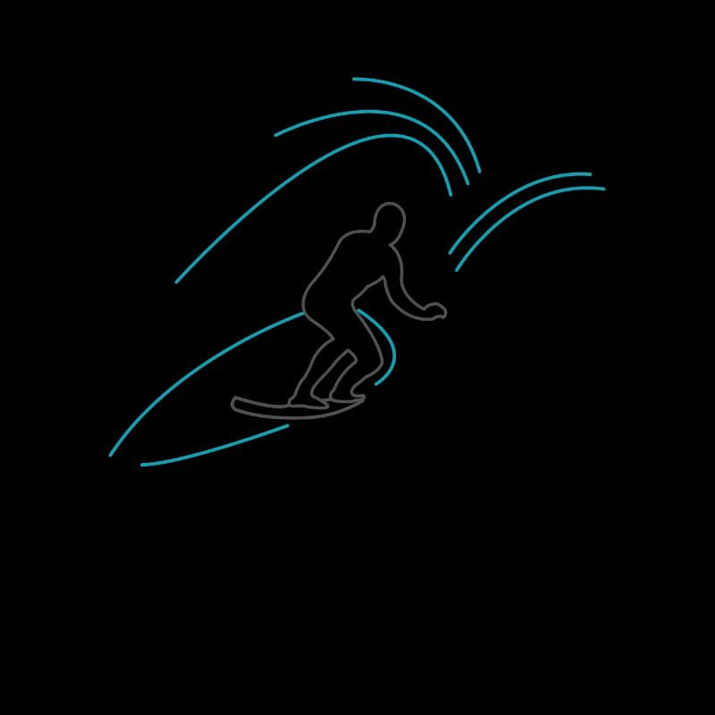 Surfer comic style