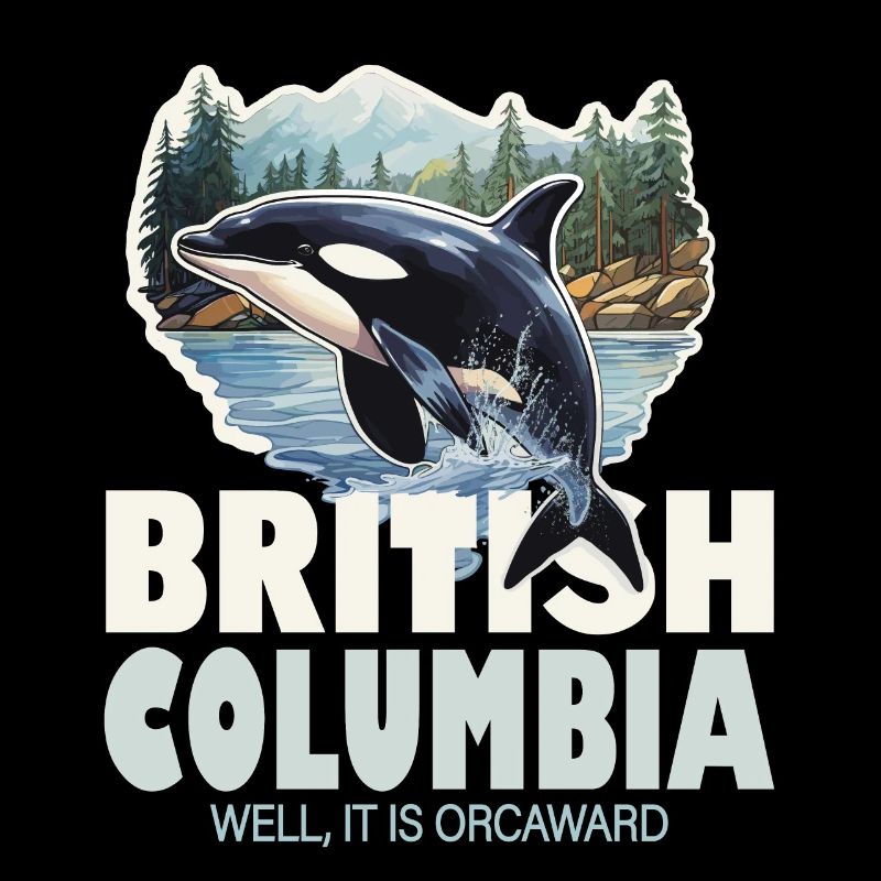 Orque souvenir de la Colombie-Britannique