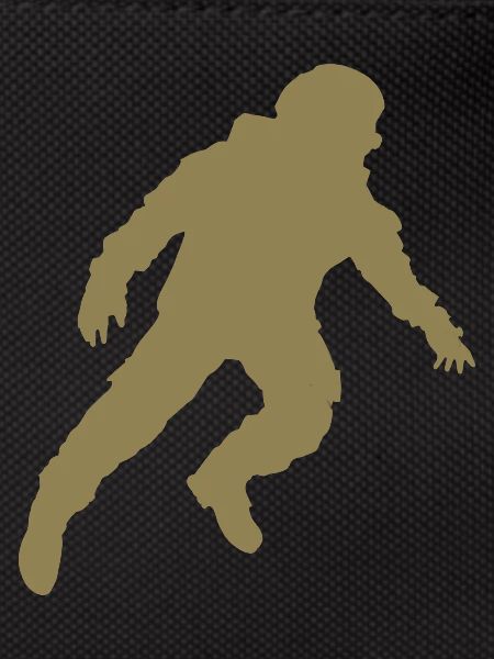 Floating Astronaut Silhouette Weightlessness