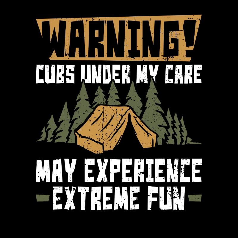 Cub Scouting Design Für Einen Pfadfinderführer