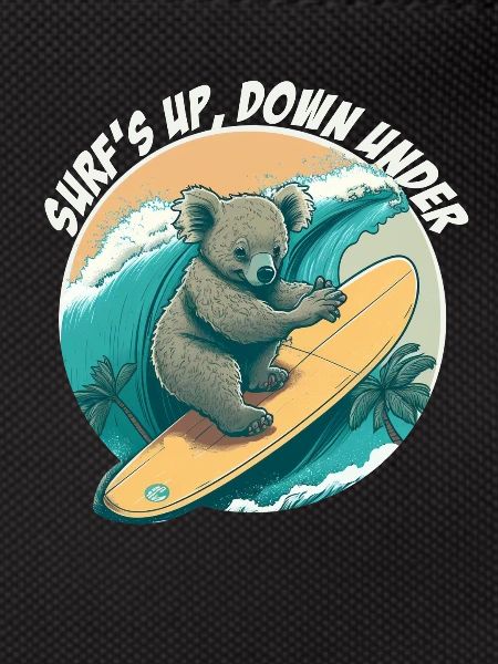 Down under surfender Koalabär