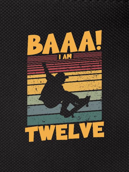 Baaa! I am twelve