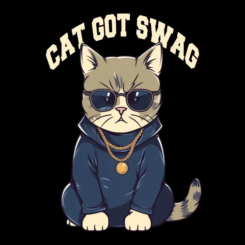 Got Swag Katze mit Sonnenbrille
