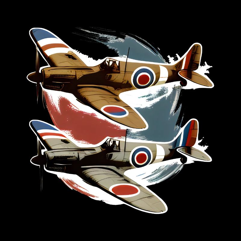 Pilot Spitfire Flugzeug Flieger Militär