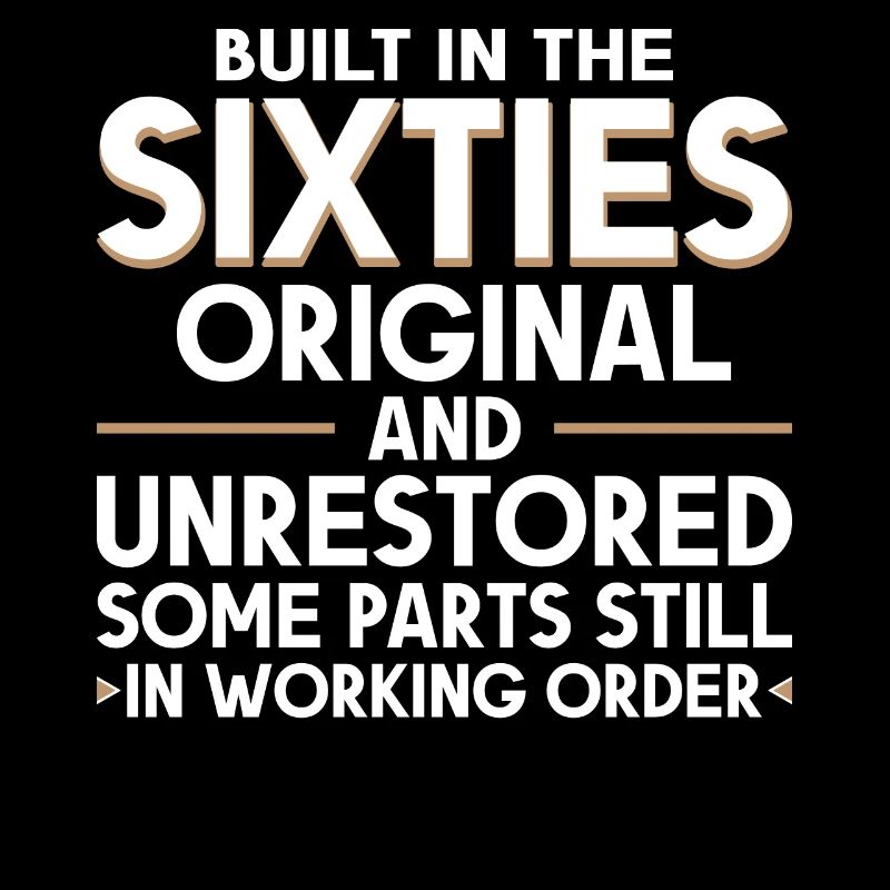 Construit sixties original 50th birthday