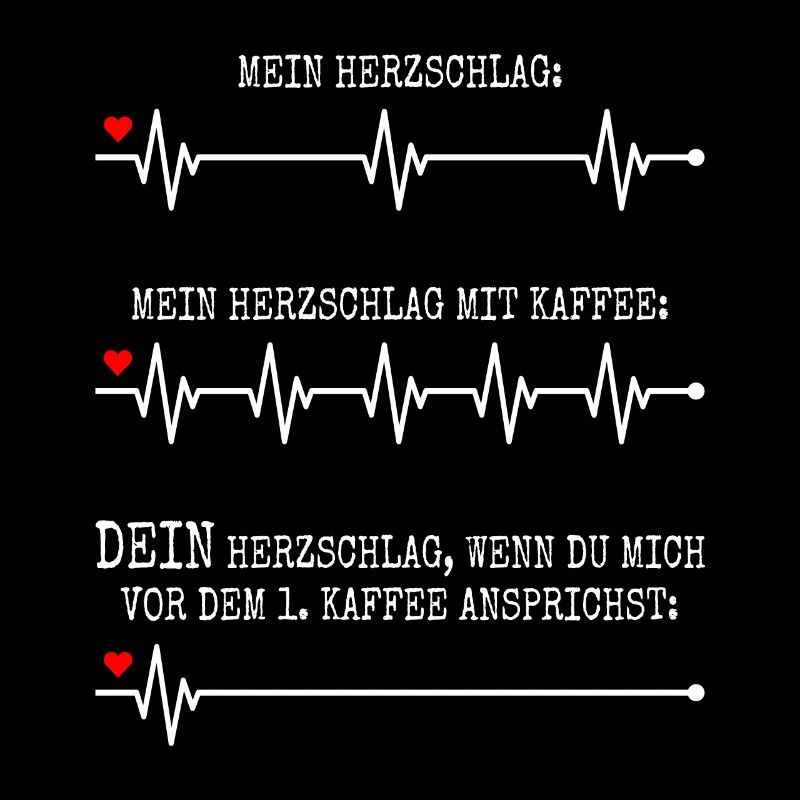 Kaffee Herzschlag Nicht Ansprechen Montag Büro