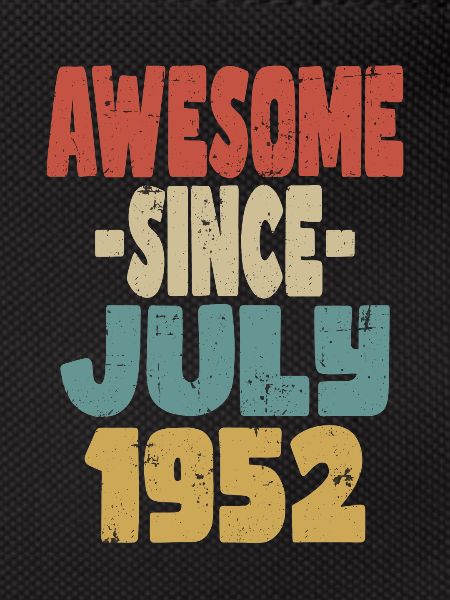 1952 Juillet Anniversaire Rétro